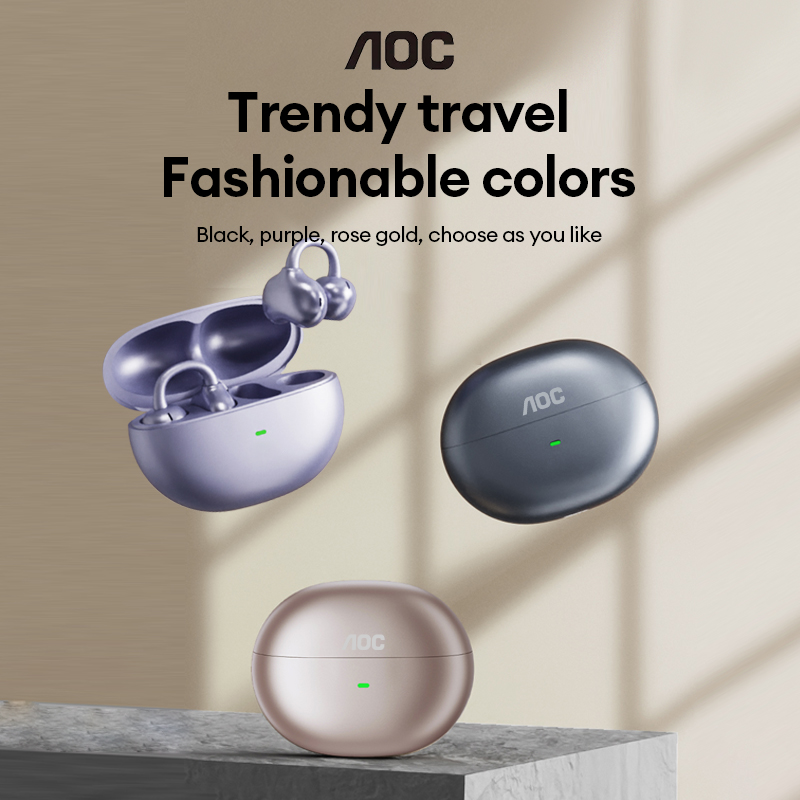 Wireless Charger - Беспроводные Bluetooth-наушники AOC ACD2544 с креплением
