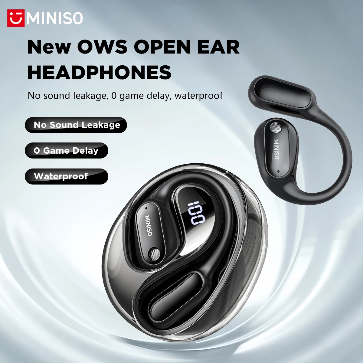 Wireless Charger - MINISO MS190 – беспроводные Bluetooth-наушники с