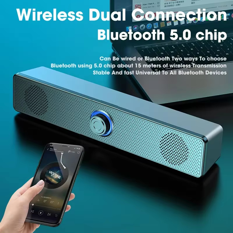 Bluetooth Speaker - Саундбар Bluetooth 5.0 с объемным звуком