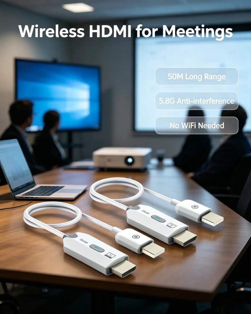 Hdmi Adapter - Беспроводной HDMI-удлинитель 4K (точка-точка) с декодированием,