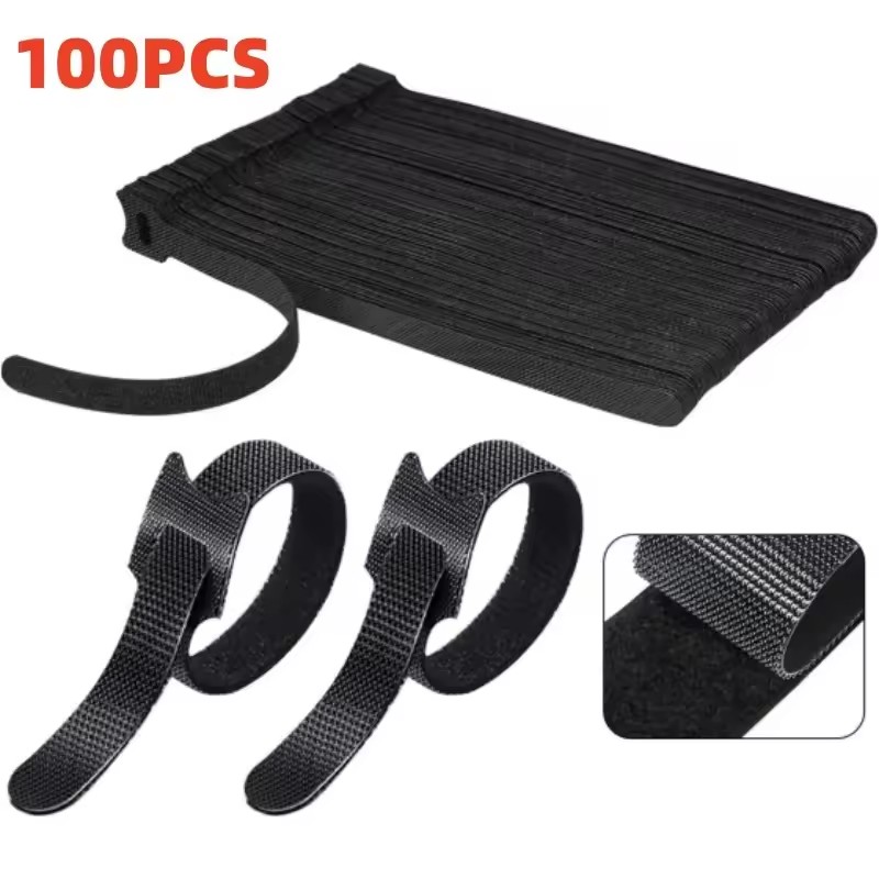 Cable Organizer - 100 шт. многоразовых органайзеров для кабелей,