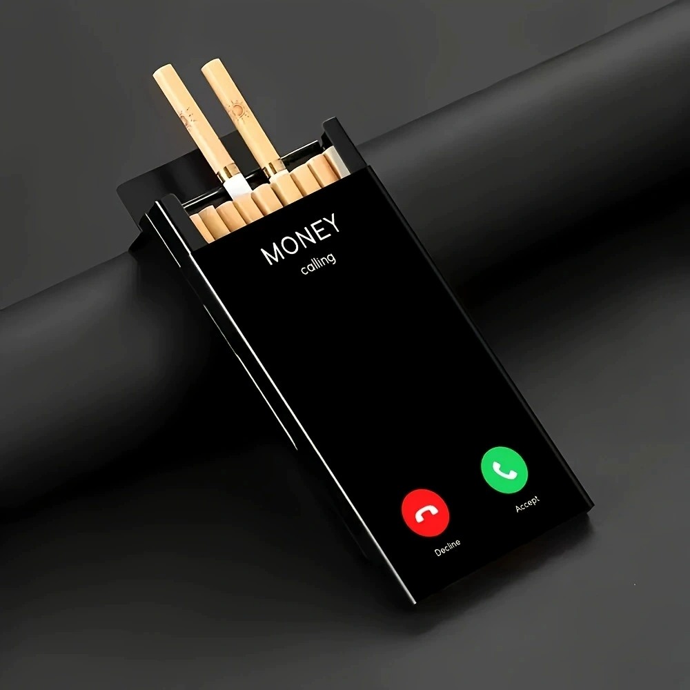 Тонкий металлический портсигар – обзор и цена Phone Holder