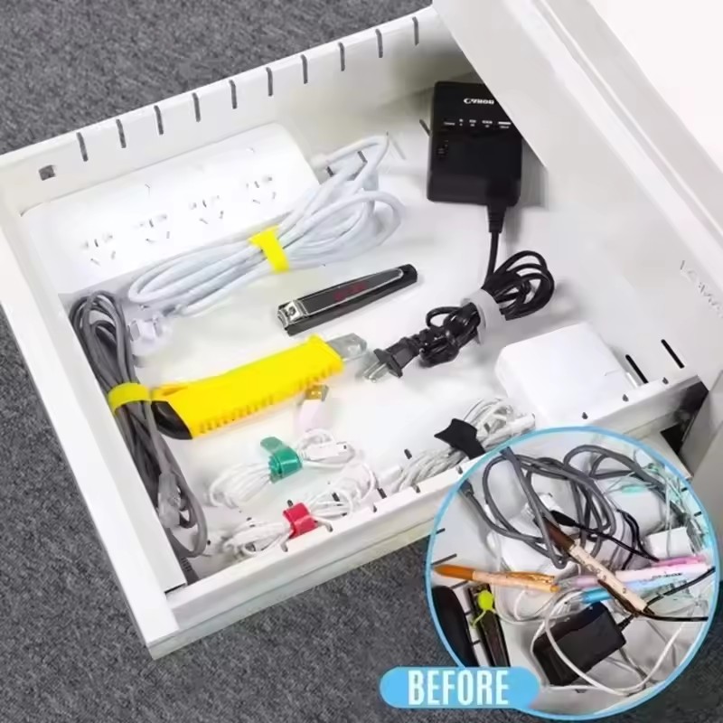 10/30/50 шт. многоразовых кабе – обзор и цена Cable Organizer